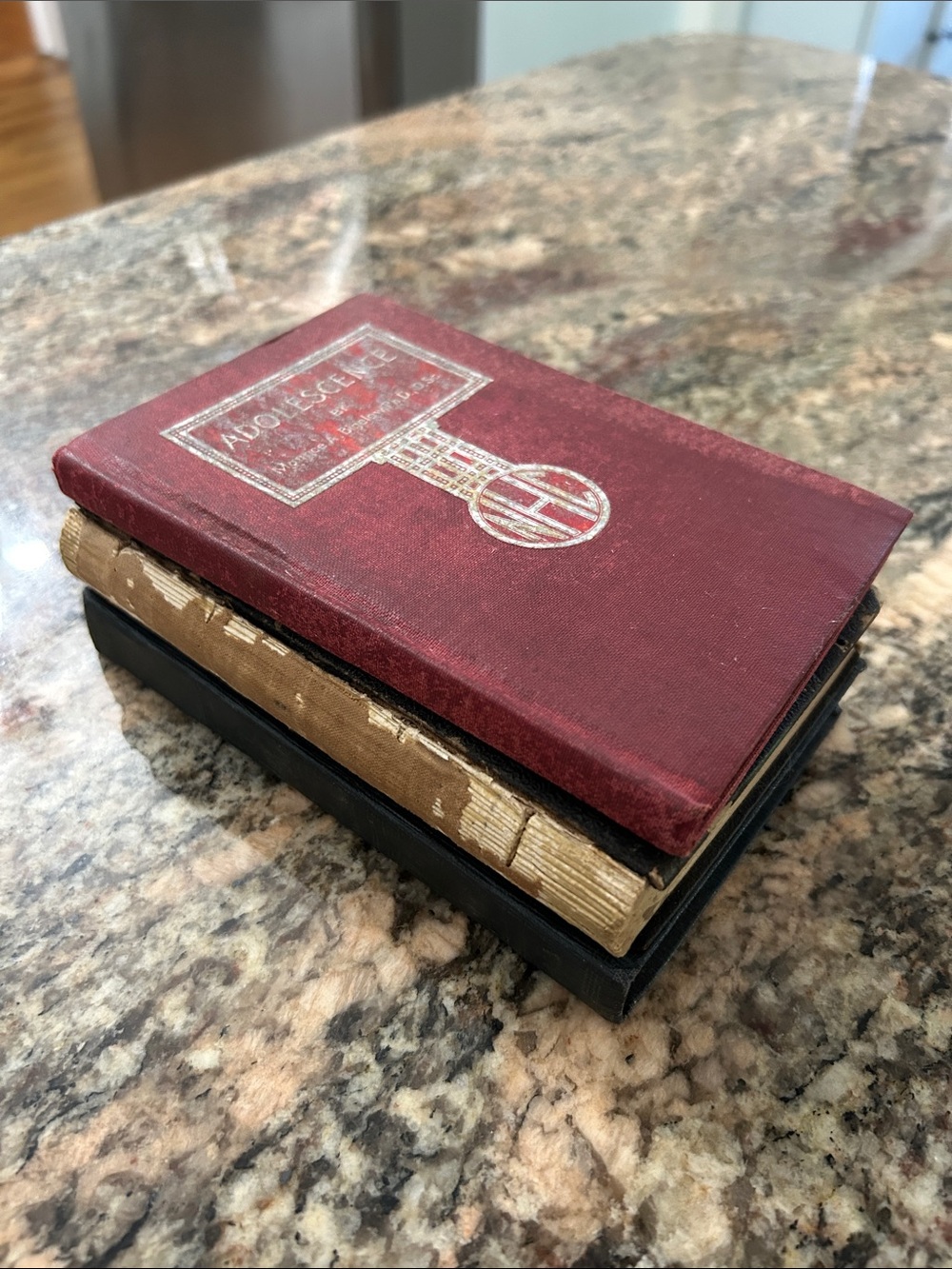 Vintage Hardcover Decorative Books Accent